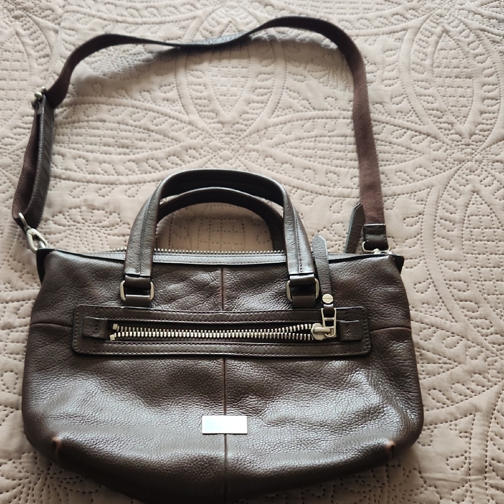 Fossil Vintage Brown Leather Bag